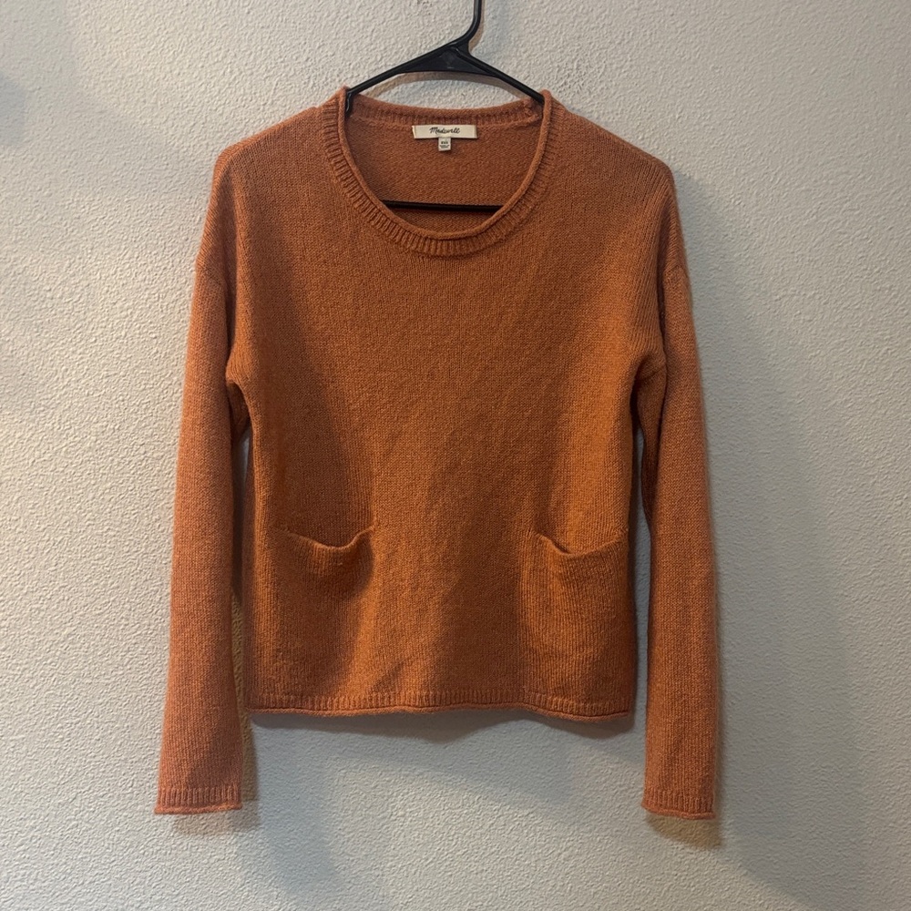 Madewell Rust Knit Sweater